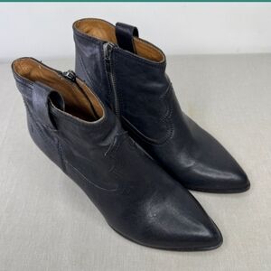 Frye Reina Leather Booties Size 8